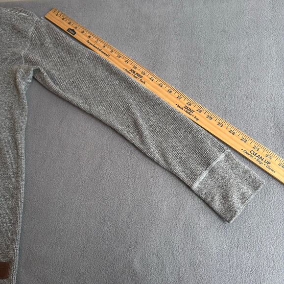 Roots x Tom Thomson Long Sleeve Thermal Mens M Gray Canada Outdoor Cotton Blend - Picture 11 of 13